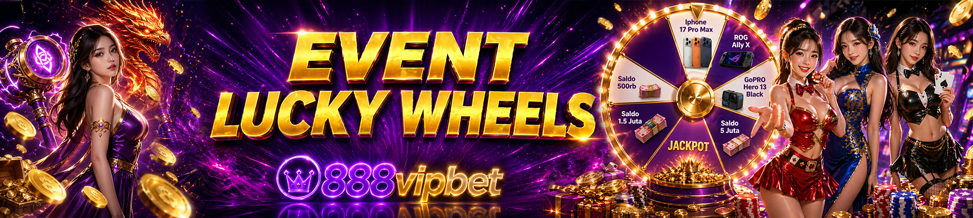 EVENT SPECIAL LUCKYWHEEL 888VIPBET